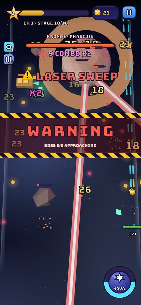 A boss fight